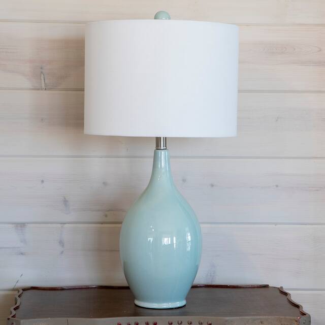 Annabelle Ceramic Table Lamp - Spa Blue