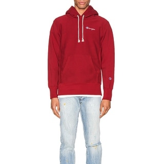 red champion hoodie mens small