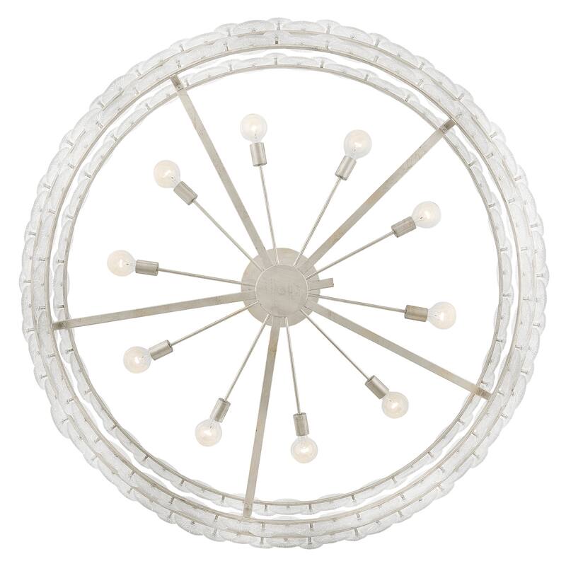 Fredrick Ramond FR30125 Rene 10 Light 60" Wide Ring Chandelier with