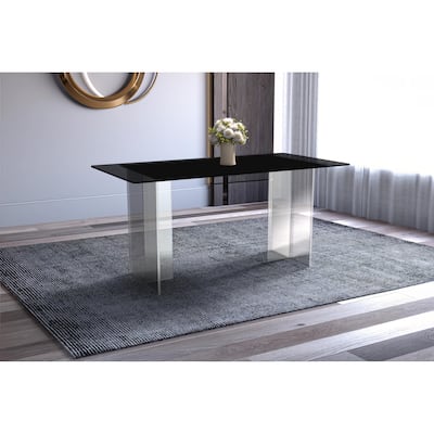 Kova Rectangular Dining Table with Sintered Stone/Glass Top