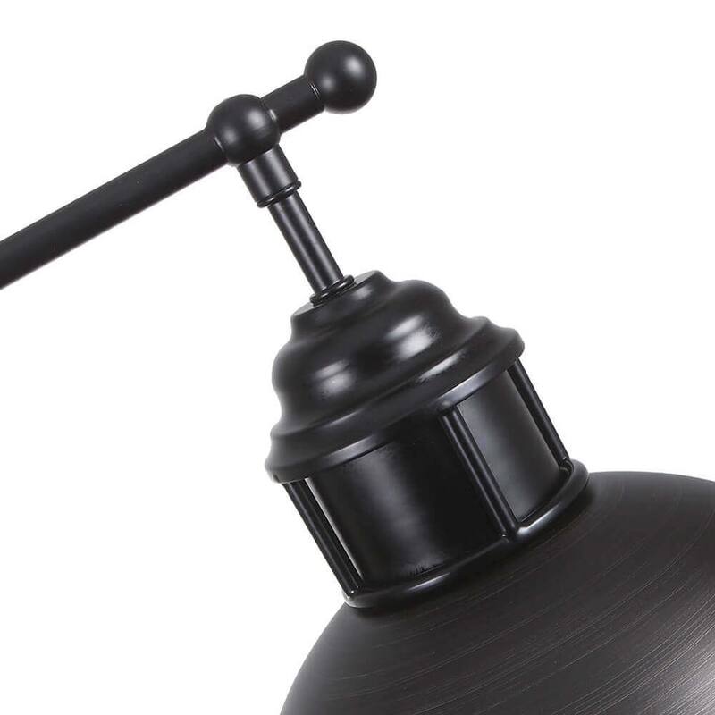 Industrial 3-Light Dome Kitchen Island Pendant - Brushed Black Grey - Black Grey