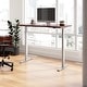 preview thumbnail 85 of 120, Bush Business Furniture Move 60 Series 60x30 Adjustable Standing Desk Hansen Cherry/Cool Gray Metallic