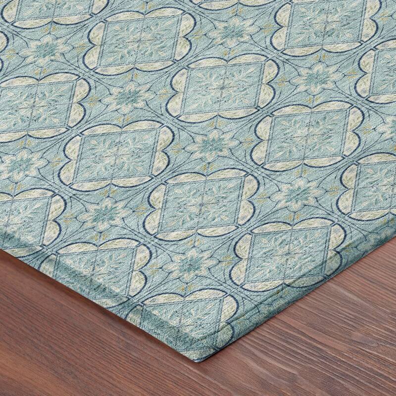 Machine Washable Indoor/ Outdoor Contemporary Granby Chantille Rug
