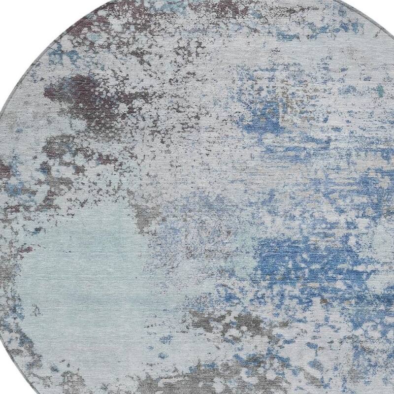 HomeRoots Abstract Transitional Rectangle Outdoor Rug