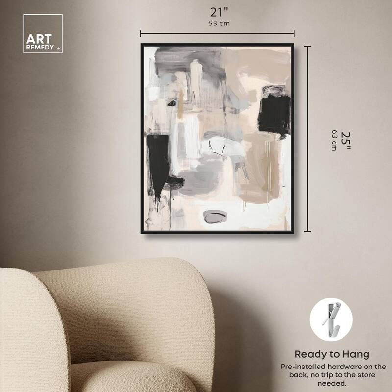 Beauty of Beige II Canvas by Art Remedy