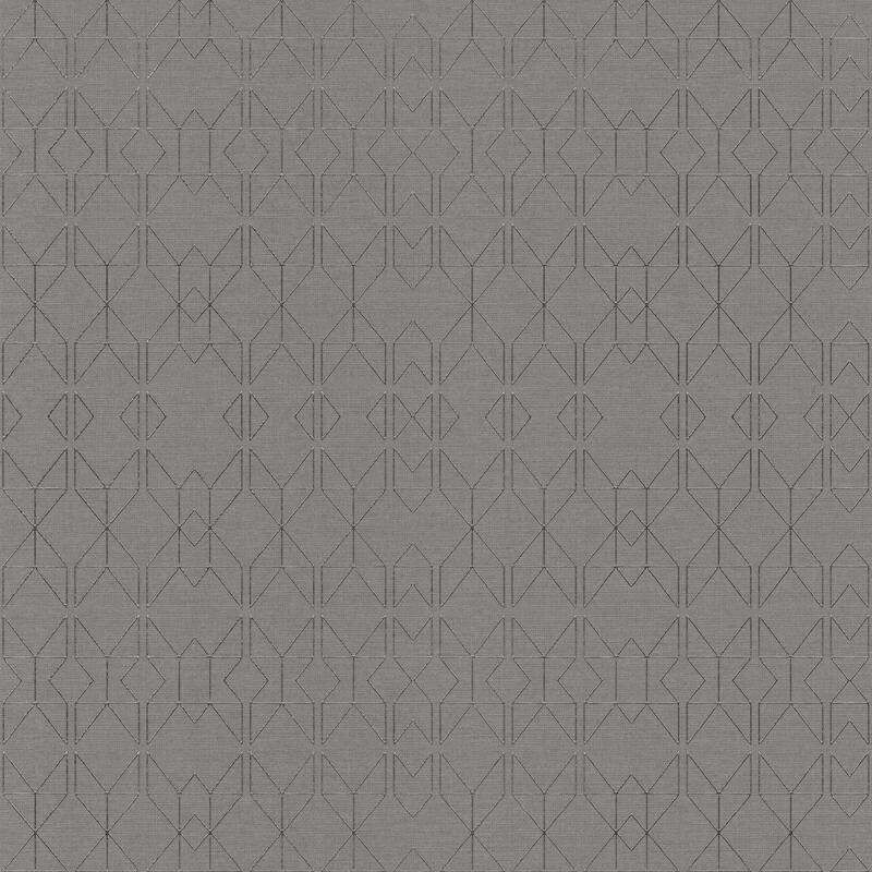 A-Street Prints Paititi Sterling Diamond Trellis Wallpaper