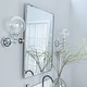 preview thumbnail 88 of 126, TEHOME Woodvale Rectangle Vertical Metal Wall Mirrors 23" x 35" - Polished Nickel