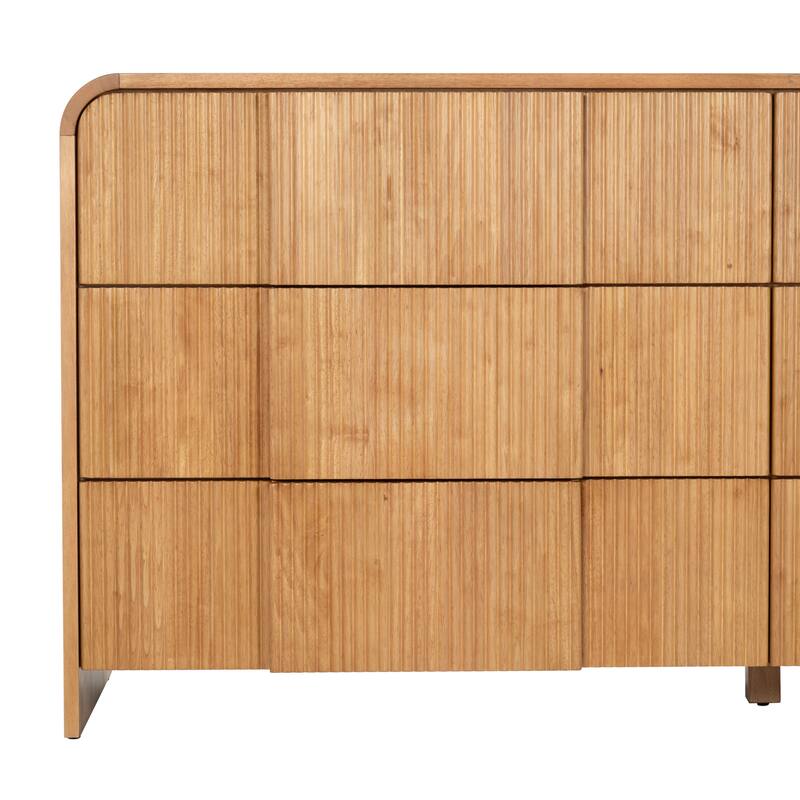 SAFAVIEH Couture Vitale Reeded Wood Dresser