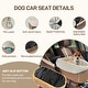 preview thumbnail 2 of 24, WOWMAX Small Dog Car Seat for Center Console Pet Booster Seat for Car Cat Carrier