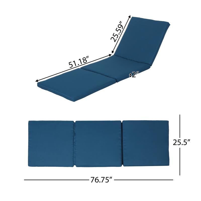 Jamaica Chaise Lounge Cushions ONLY (Set of 2) by Christopher Knight Home