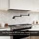 preview thumbnail 56 of 59, WOWOW Wall Mounted Pot Filler Faucet with Double Joints