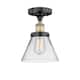 Option Clear / Black Antique Brass