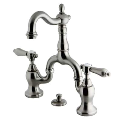 Kingston Brass KS797.BAL Heirloom 1.2 GPM Deck Mounted Bridge Bathroom