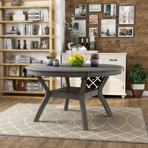 Shop Furniture Of America Sine Transitional 54 Inch Round Dining Table On Sale Overstock 19998656