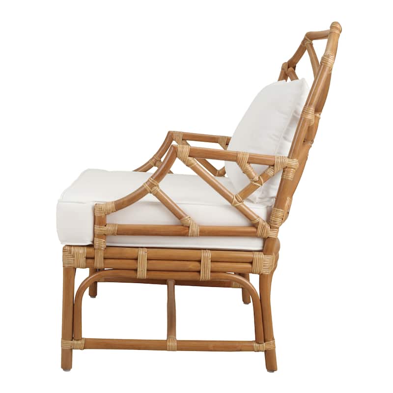NPD Furniture Kara Rattan Accent Arm Chair
