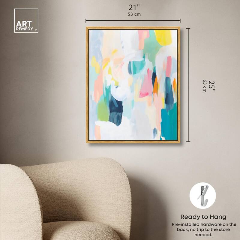 Layered Lush I Canvas by Art Remedy