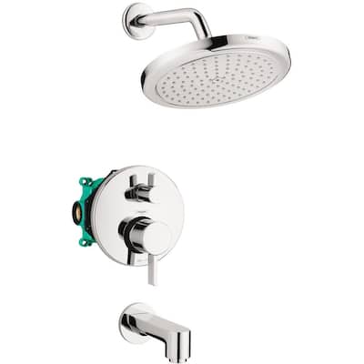 Hansgrohe Croma Tub and Shower Trim Package with 2 GPM Single Function