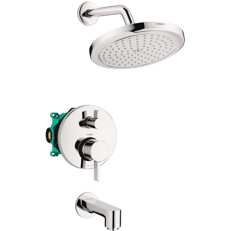 Hansgrohe Croma Tub and Shower Trim Package with 2 GPM Single Function