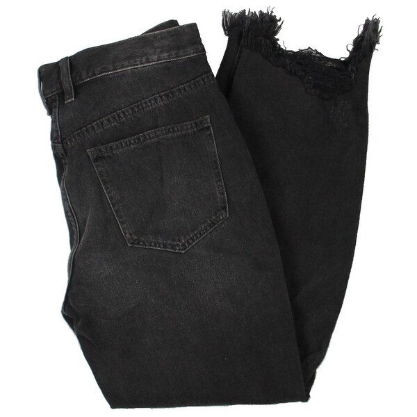 black rugged jeans