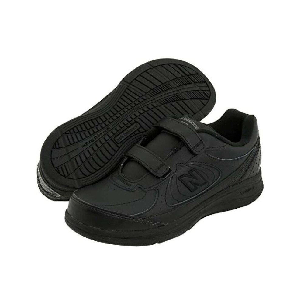 womens black leather new balance shoes