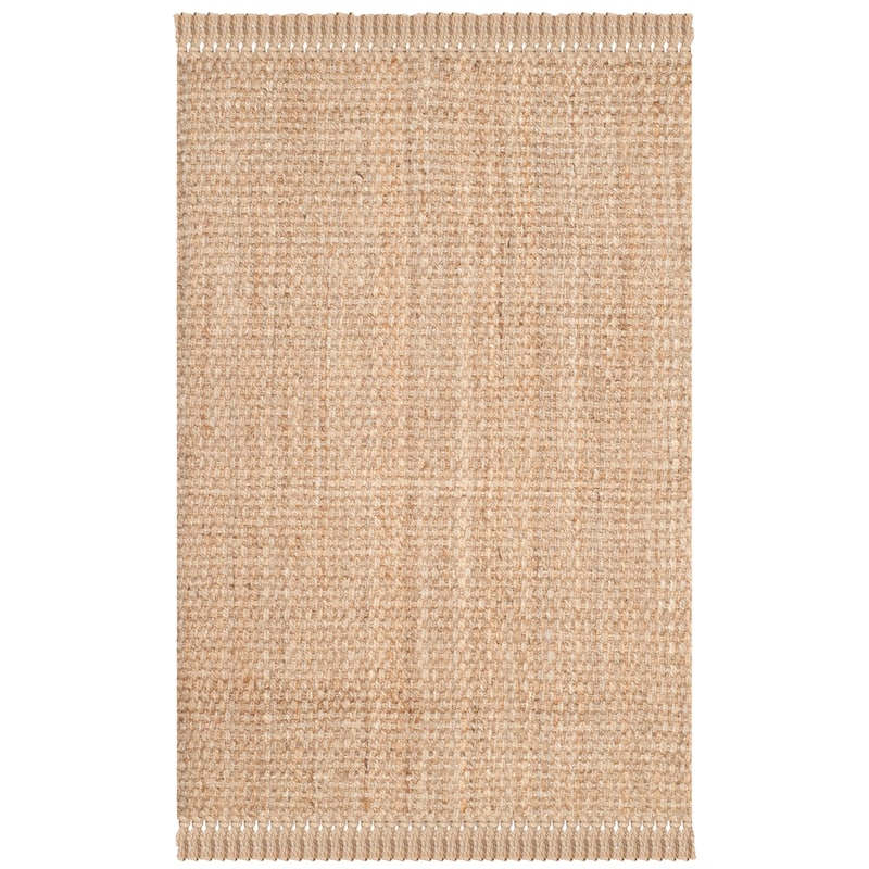 SAFAVIEH Handmade Natural Fiber Khloe Fringe Jute Rug