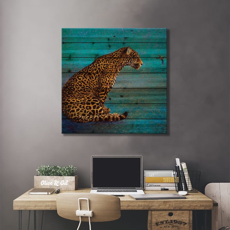 The Discussion Print On Wood by Iris Scott - Multi-Color