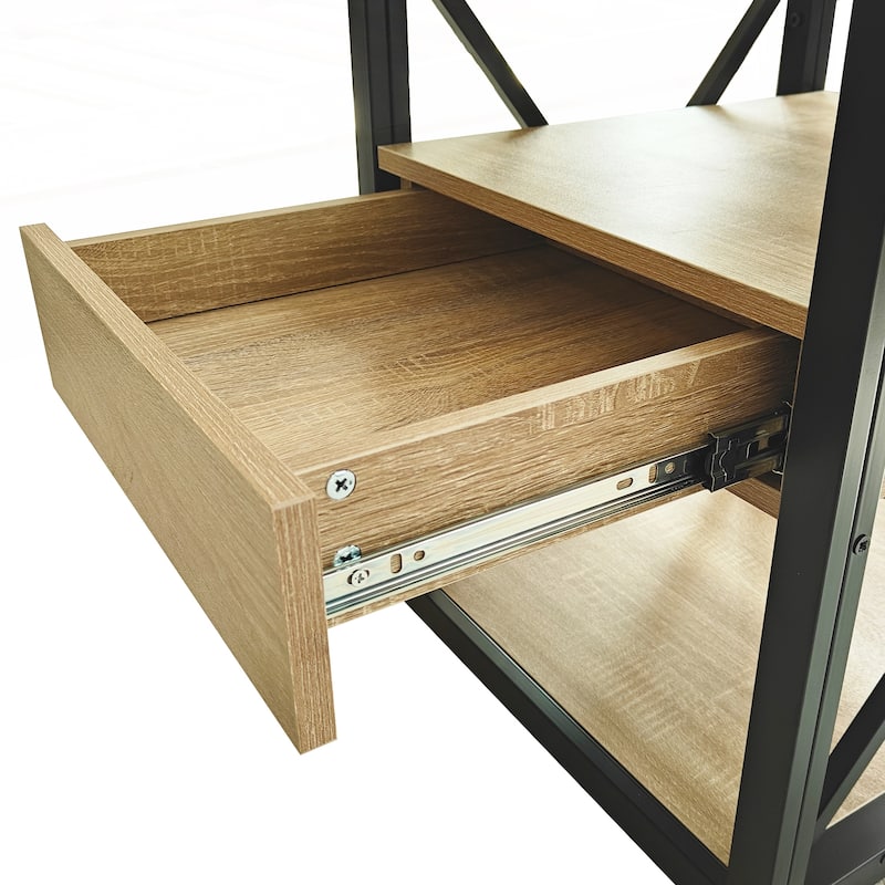 1 piece Modern End Table with Drawer