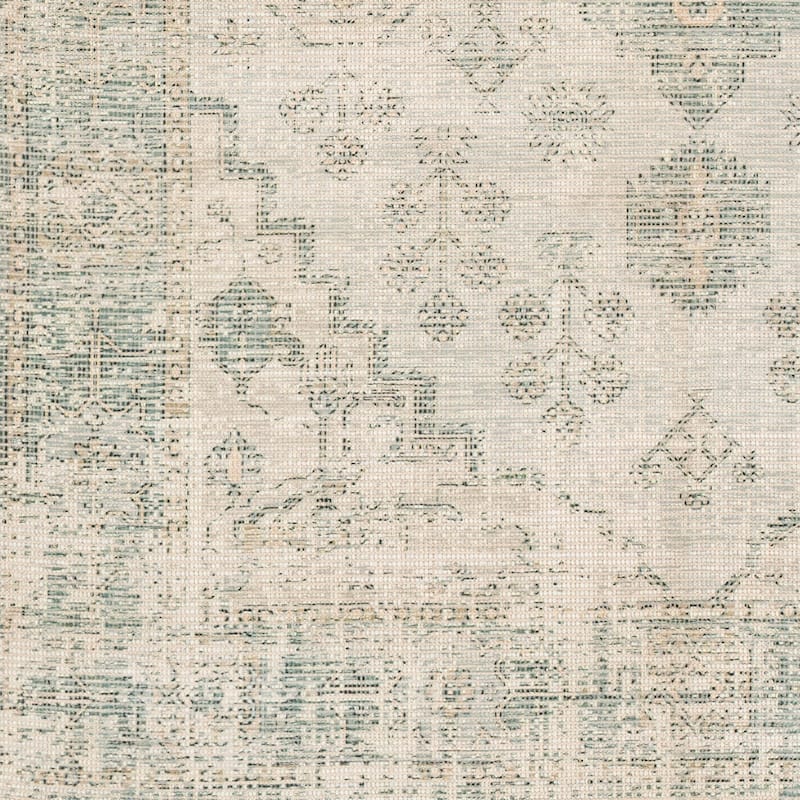 Livabliss Barack Distressed Medallion Handmade Cotton Area Rug
