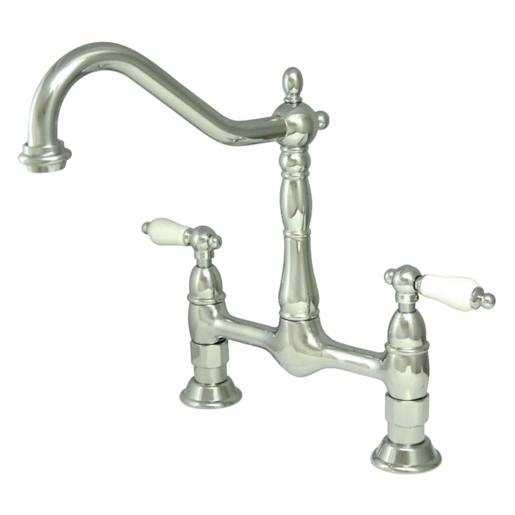 Kingston Brass Heritage Bridge Kitchen Faucet