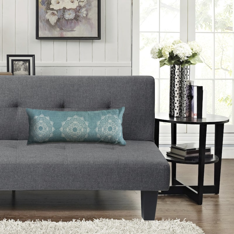 Sevita Curated Nomad Hand-Woven Ornate Medallion Decorative Throw Pillow