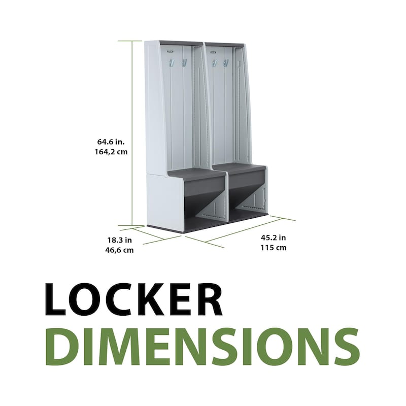 Lifetime Home and Garage Grey Plastic Storage Locker