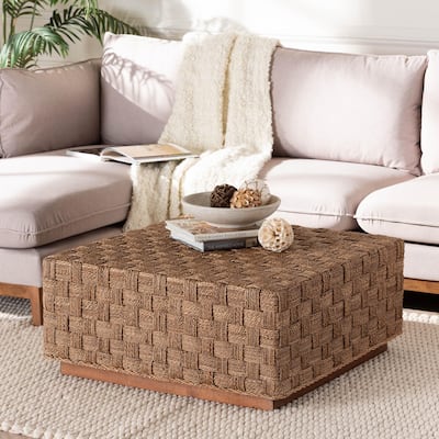 Karina Bohemian Natural Seagrass Coffee Table
