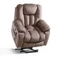 preview thumbnail 19 of 22, Oversized Power Assist Lift Recliner Chair With Massage and Heating with 2 Concealed Cup Holders for Elderly
