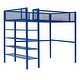 preview thumbnail 9 of 7, Blue Modern Style Twin Size Multi-functional Loft Bed with 4-Tier Shelves, Workstation, and Storage, Sturdy Metal Frame