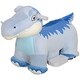 preview thumbnail 10 of 8, Tyrannosaur-Shaped 6V Electric Ride-On Toy with Music, PU Wheels, and Safe Speed Control