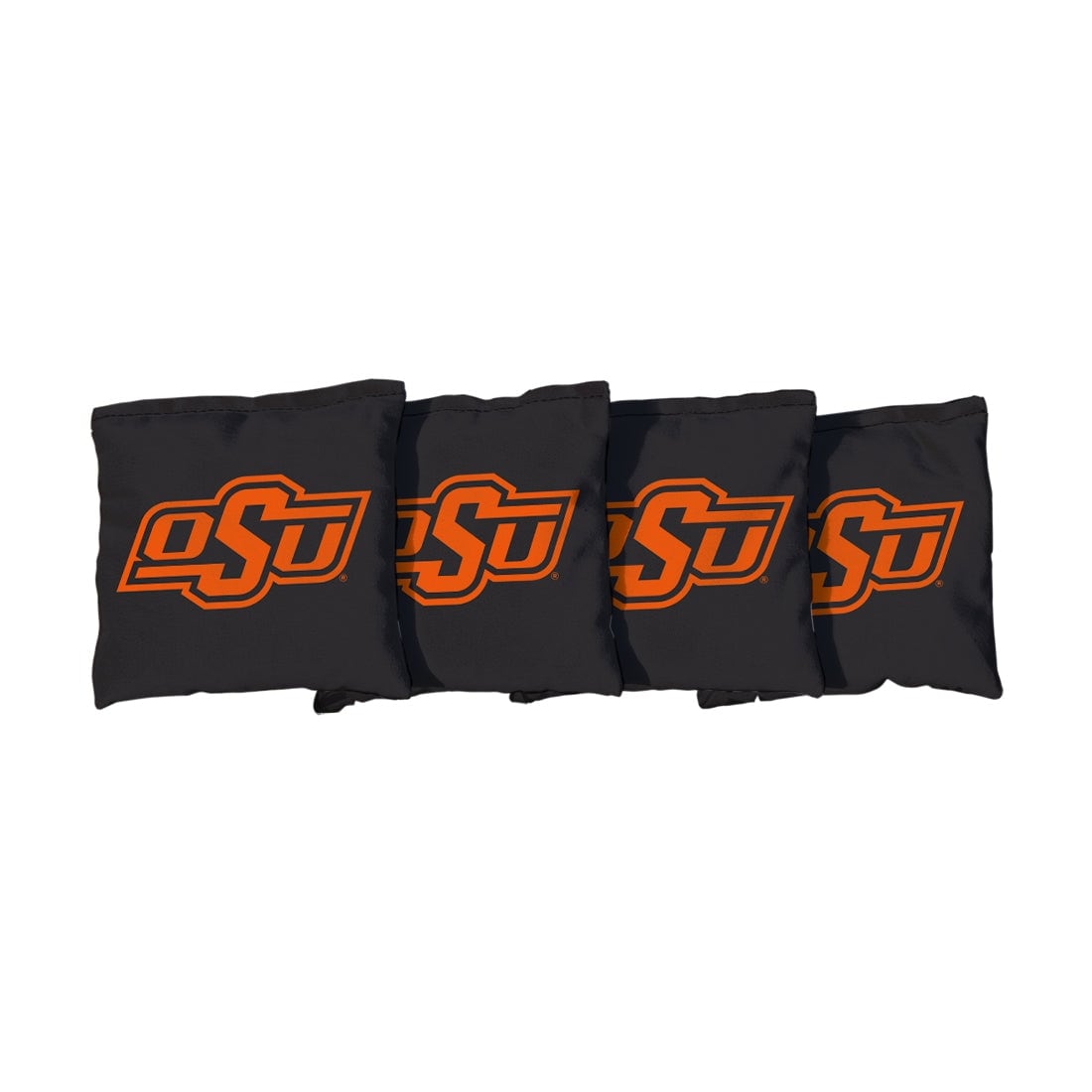 Oklahoma State Cowboys Black Cornhole Bags