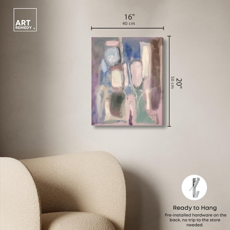 Silk and Satin III Canvas by Art Remedy, Gallery Wrapped
