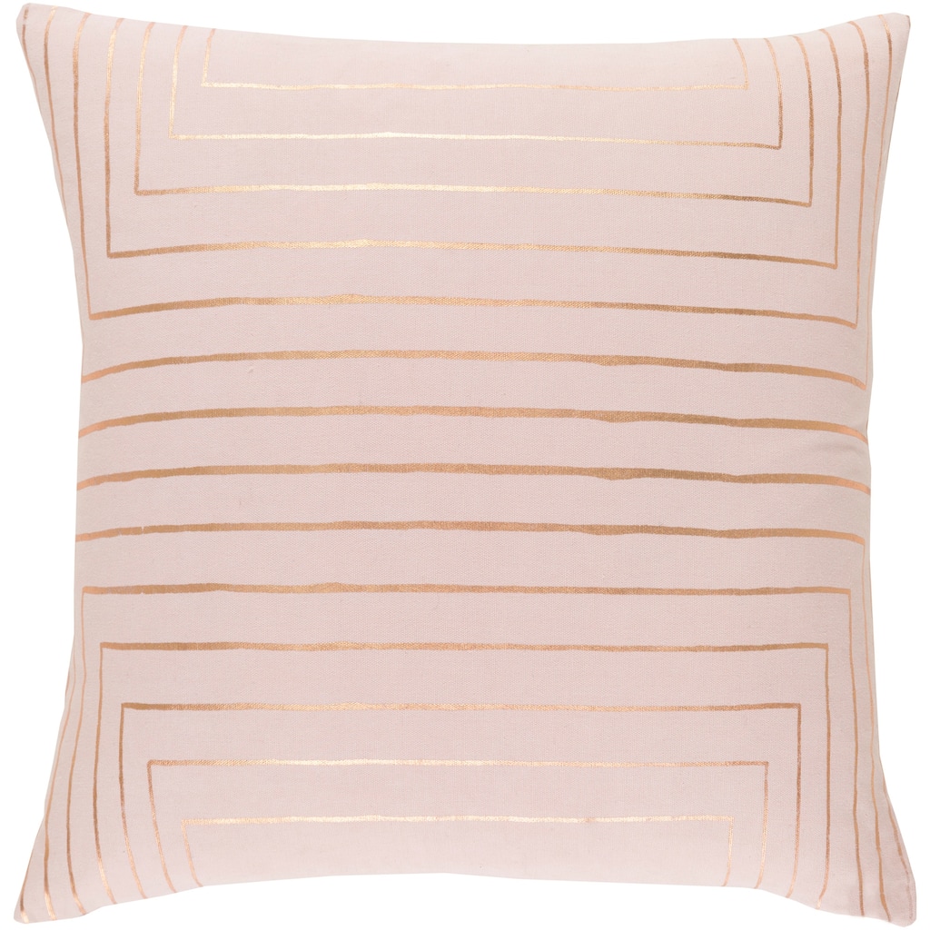 Decorative Rossiare Blush Throw Pillow Cover (20 x 20)