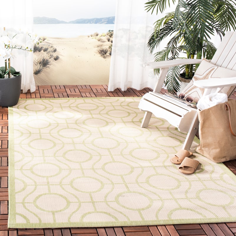 SAFAVIEH Courtyard Joline Indoor/ Outdoor Waterproof Patio Backyard Rug