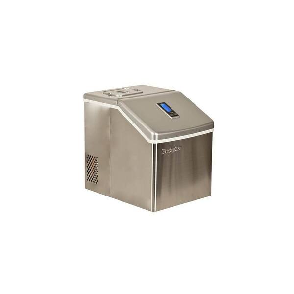 Shop Edgestar Ip211 Portable Ice Maker With 20 Lbs Daily Clear Ice Stainless Steel Overstock 14270281