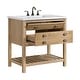 preview thumbnail 42 of 63, Monterey 37-inch Farmhouse Marble Solid Wood Bathroom Vanity