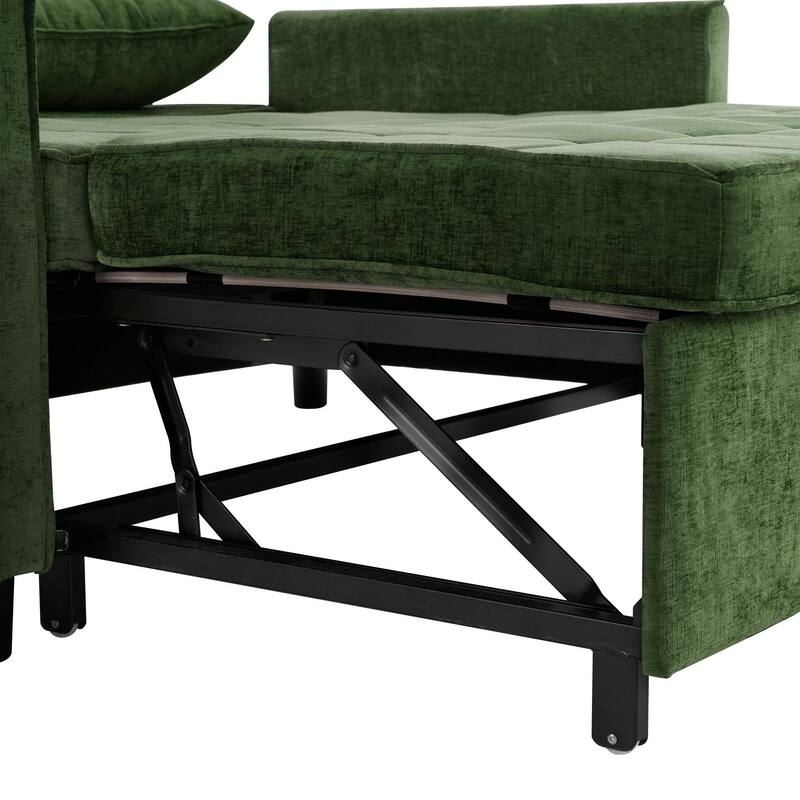 56.9 " Pull-Out Lounge Sofa Bed