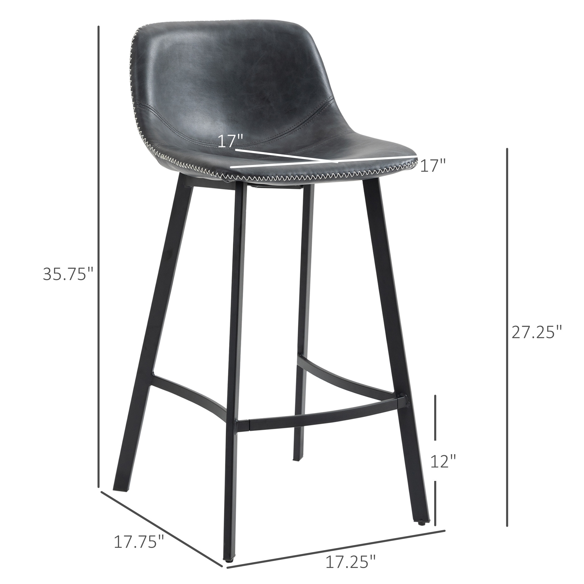 Industrial best sale kitchen stools