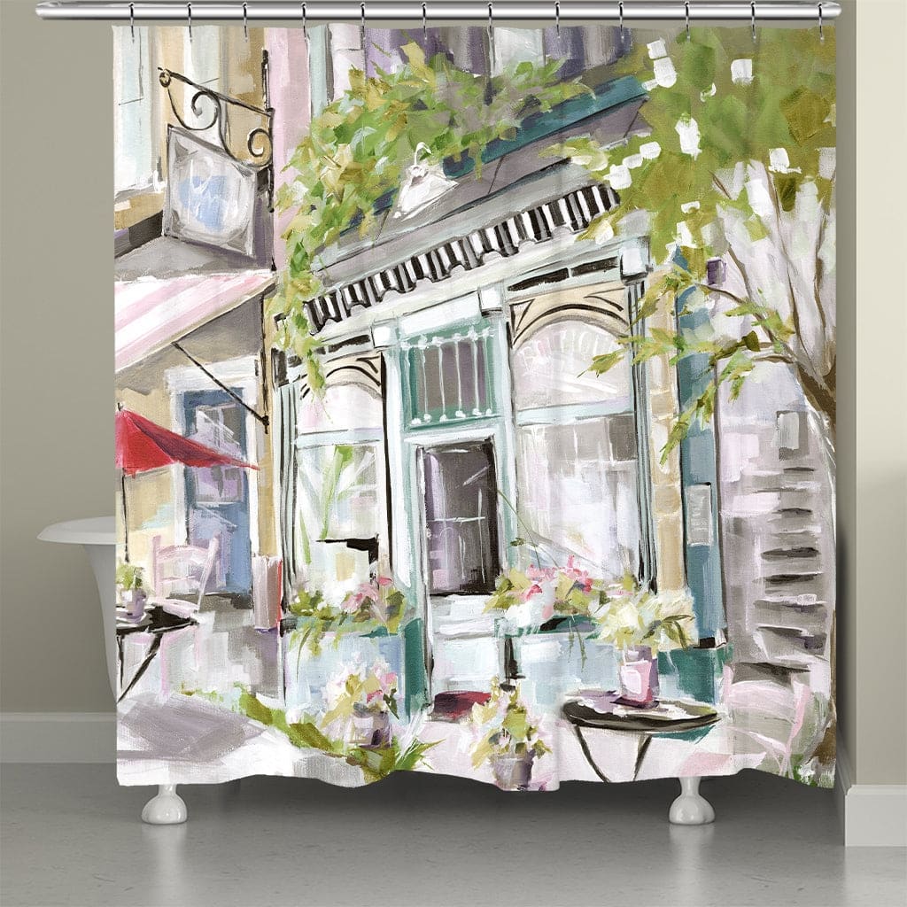 Laural Home A Walk In Paris Shower Curtain 71x74