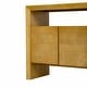 preview thumbnail 13 of 23, 60" 4-Door Sideboard, Modern Minimalist Solid Wood Veneer Sideboard with Open Shelf