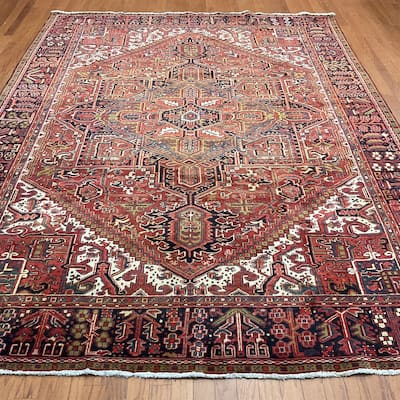 HERAT ORIENTAL Handmade Fine Heriz Rug - 8'6" x 11'1"
