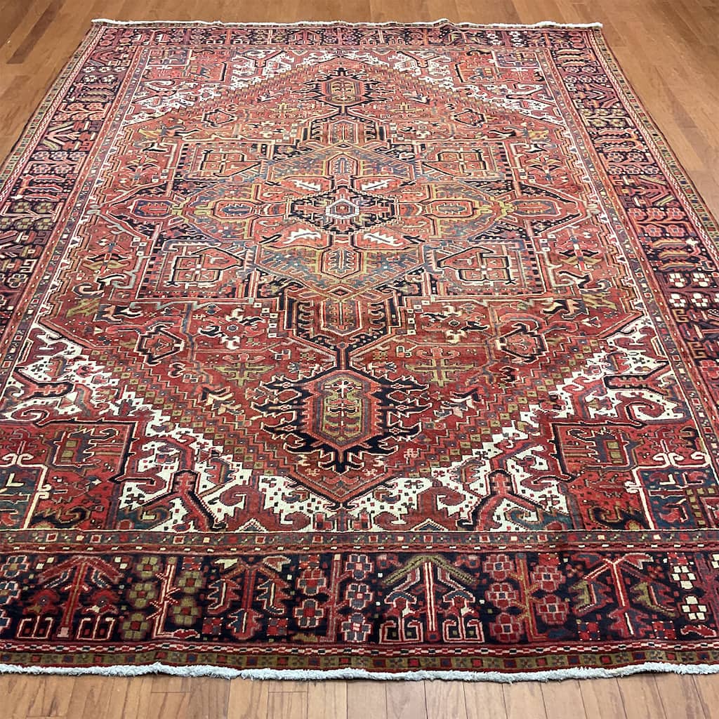 HERAT ORIENTAL Handmade Fine Heriz Rug - 8'6" x 11'1"