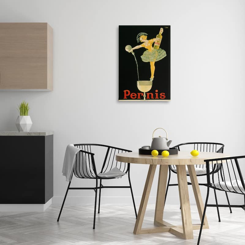 Stupell Vintage Pernis Wine Pour Canvas Wall Art Design By Marcus Jules