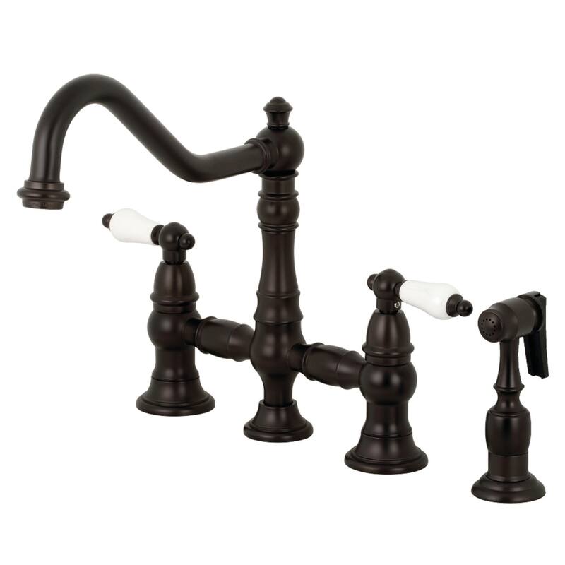 Restoration Bridge Kitchen Faucet - Oil Rubbed Bronze