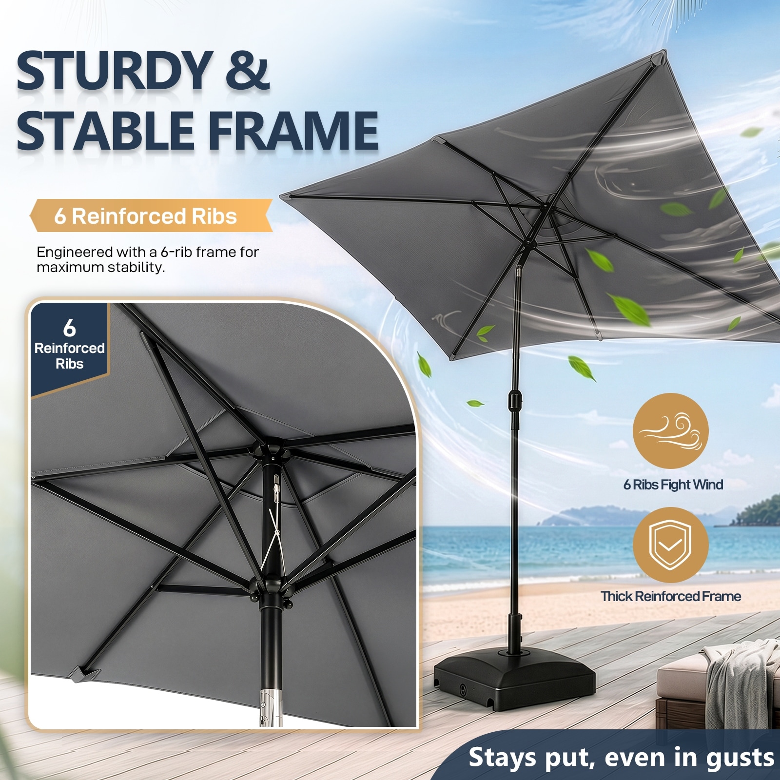 6 adjustable height patio umbrellas 9x12ft Cantilever Umbrella with 6-Level Tilt & 360°Rotation, Beige Owners can simply crank Color:Matte Lunar Fog AGV K1 Full Face Helmets CABANA 9 Ft Patio